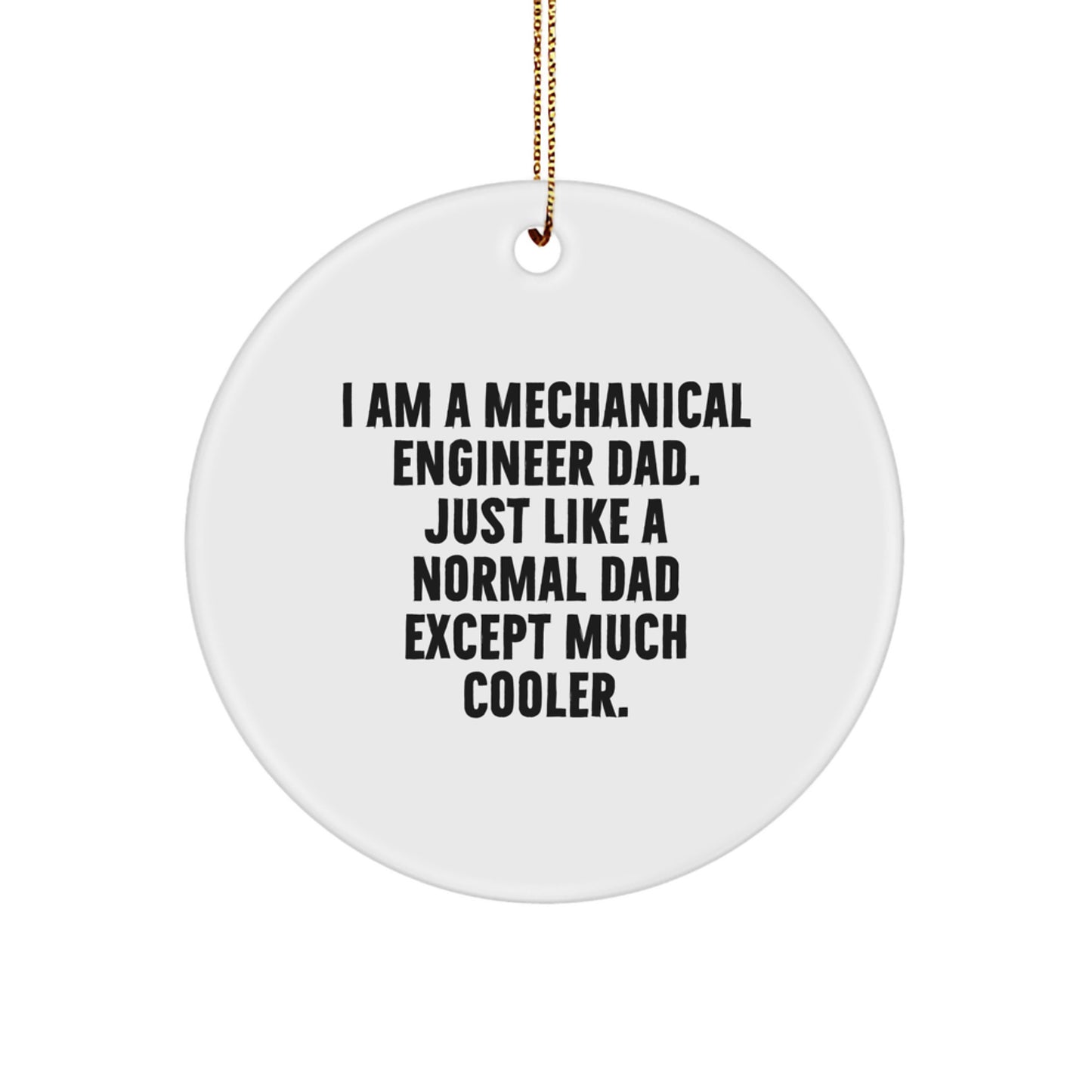 Mechanical Engineer Keepsake Christmas Ornament for Him Gift - Image 1