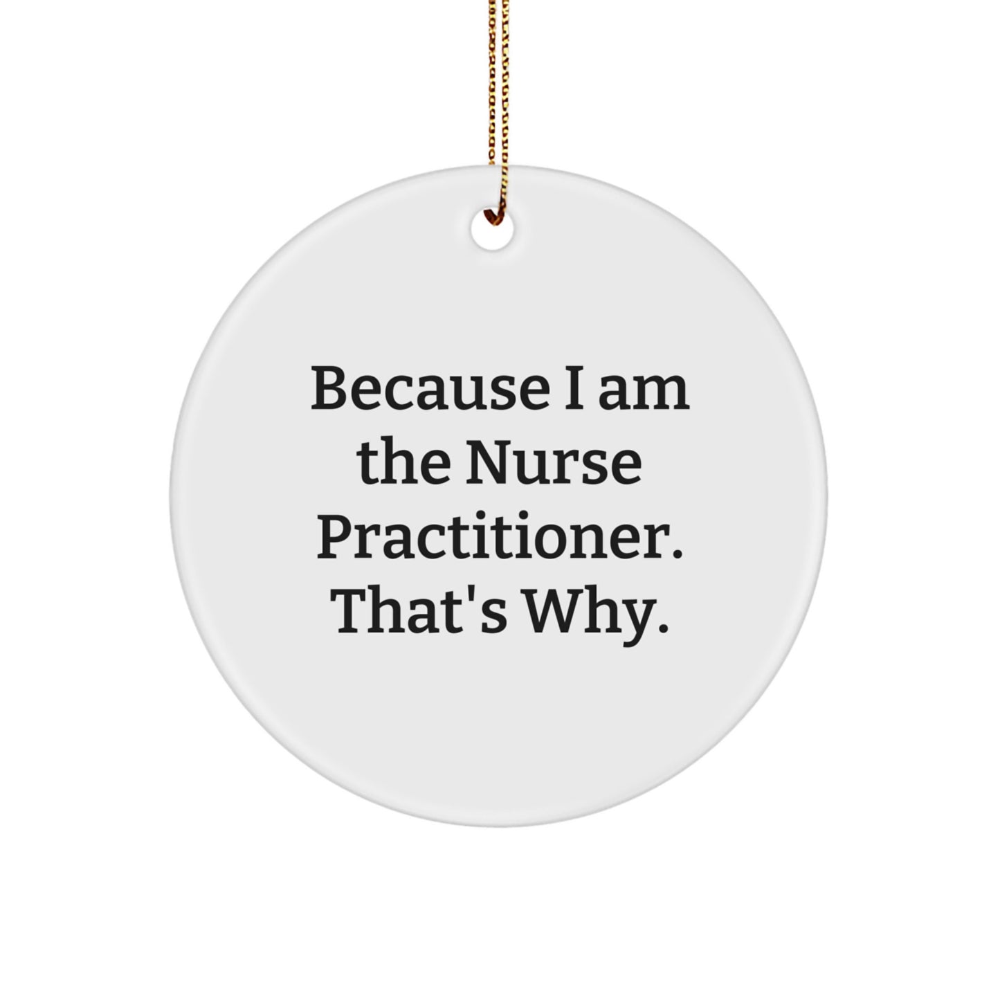 Nurse Practitioner Collectible Christmas Ornament for Neighbors Gift - Image 1