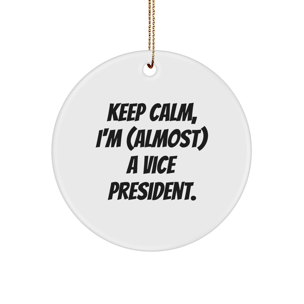 Vice President Christmas Ornament Collectible for Neighbors Gift - Image 1