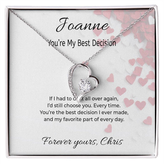 Forever Love Heart Necklace – Romantic Valentine’s Gift for Her