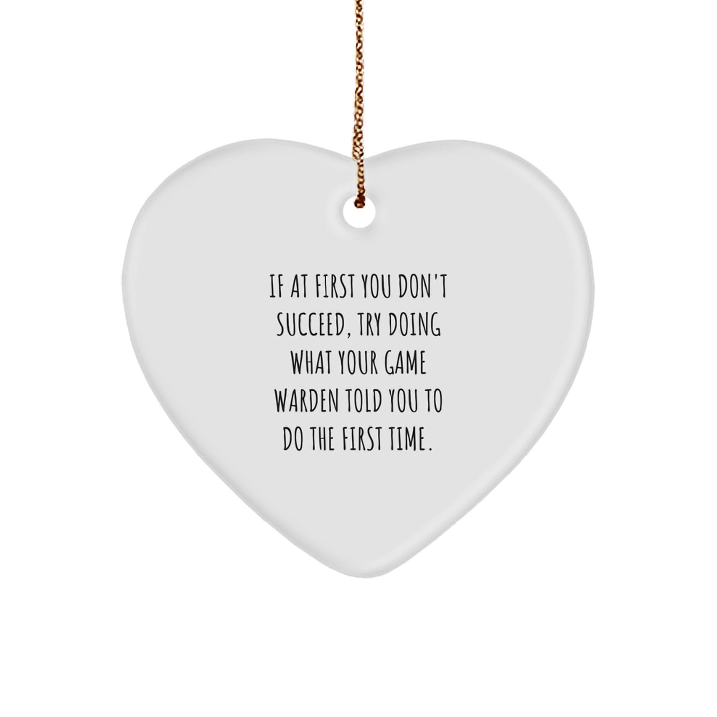 Game Warden Keepsake Christmas Ornament for Him Gift - Image 1