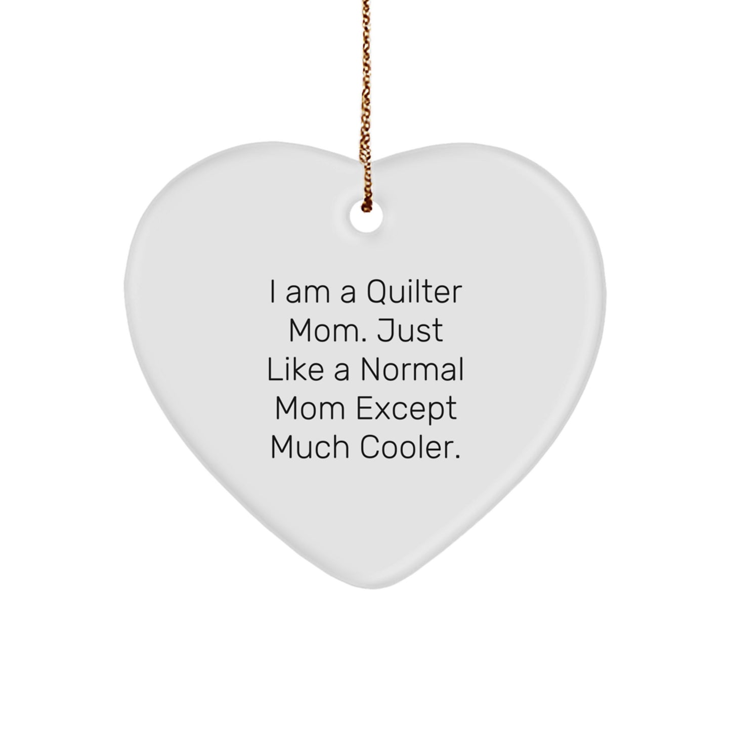 Quilter Keepsake Christmas Ornament for Him Gift - Image 1