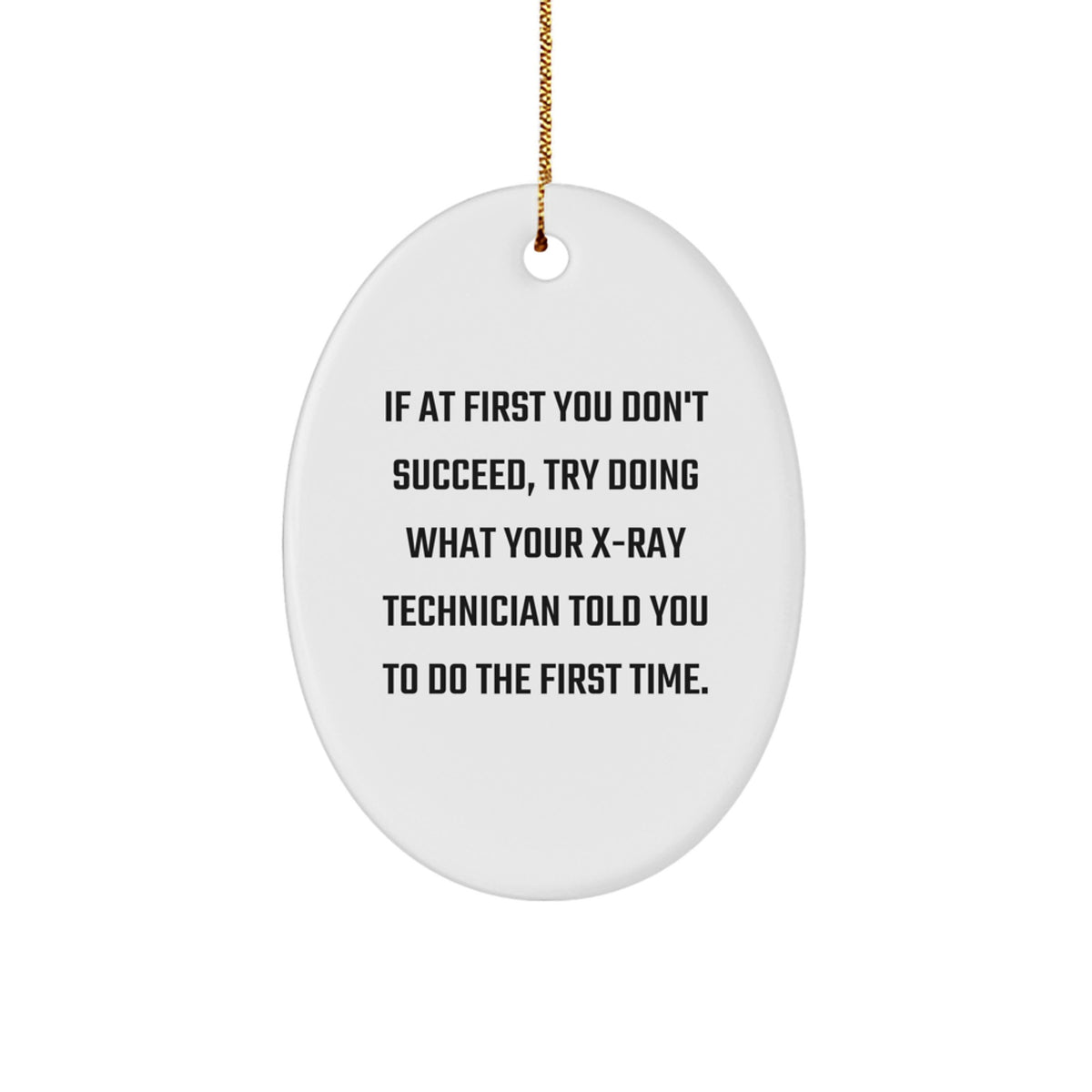 X-Ray Technician Keepsake Christmas Ornament for Him Holiday Gift - Image 1