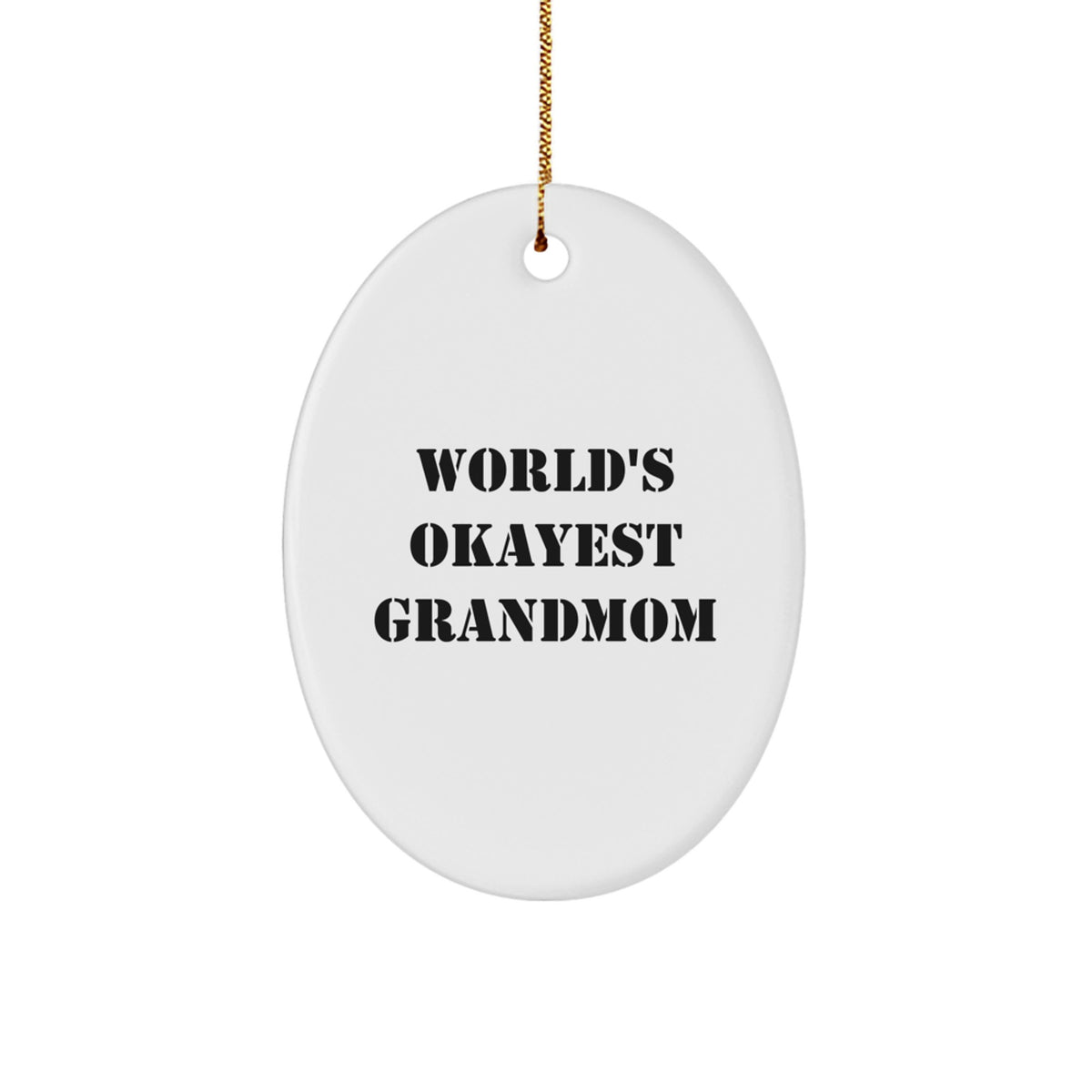 Grandmom Christmas Ornament Idea for Coworkers Gift - Image 1