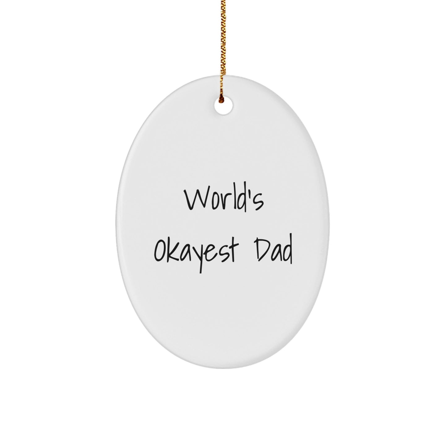 Dad Keepsake Christmas Ornament for Him Gift - Image 1