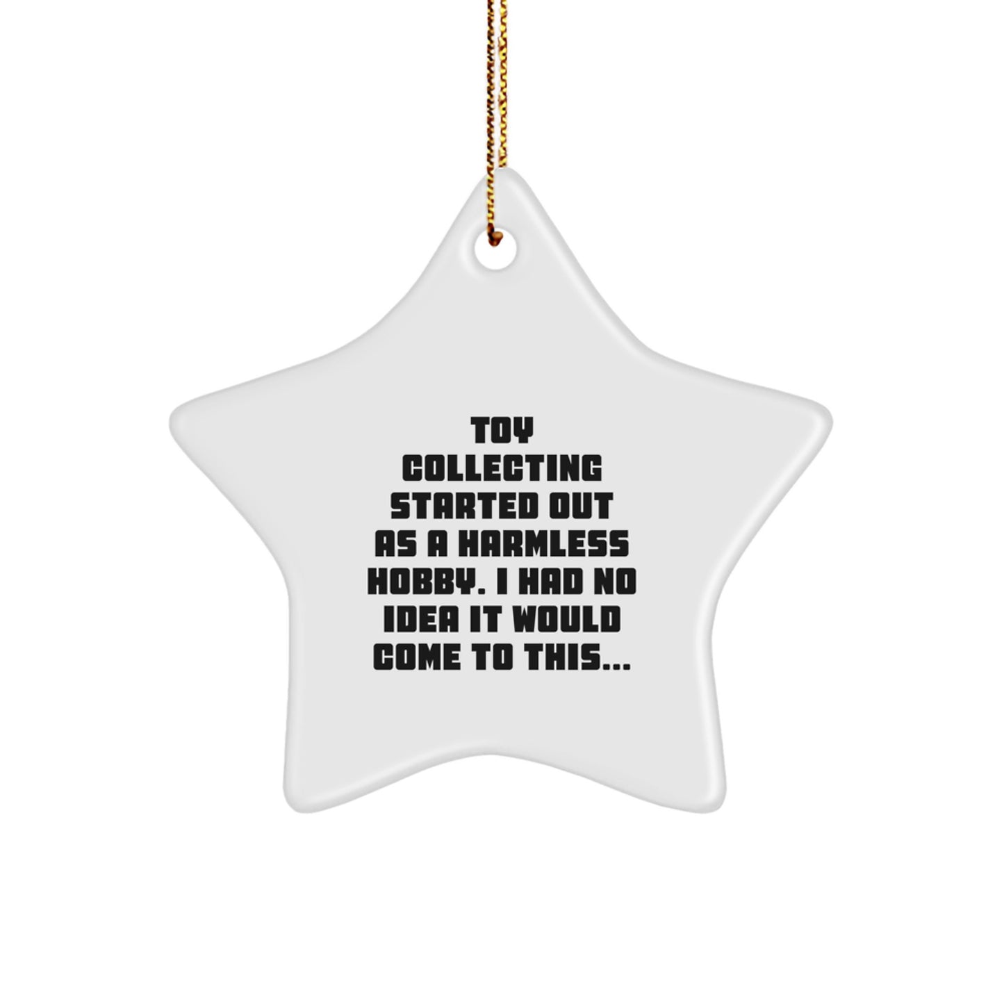 Funny Toy Collecting Gifts from Men to Family - Star Ornament for Christmas Unique Gifts - Image 1