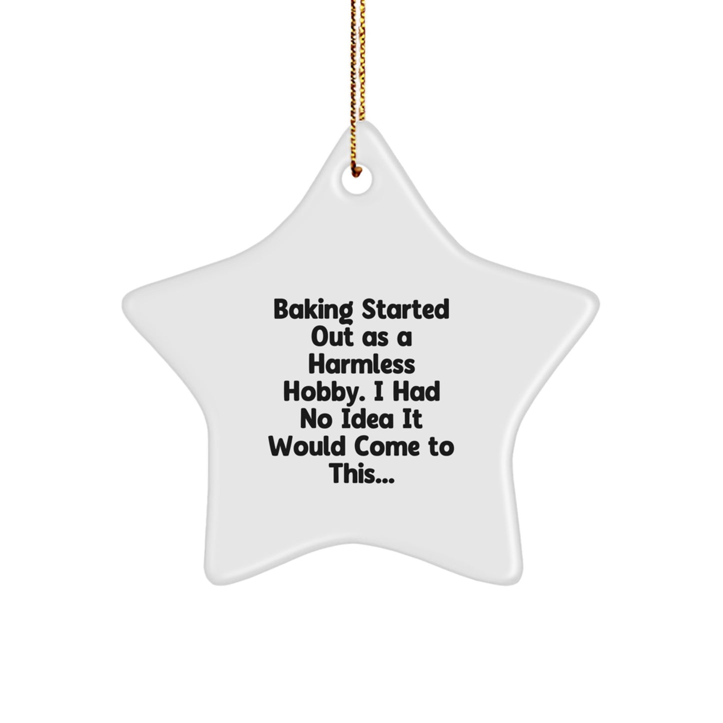 Baking Gifts from Friends and Family - Cute Star Ornament for Baking Lover's Christmas Unique Gifts - Image 1