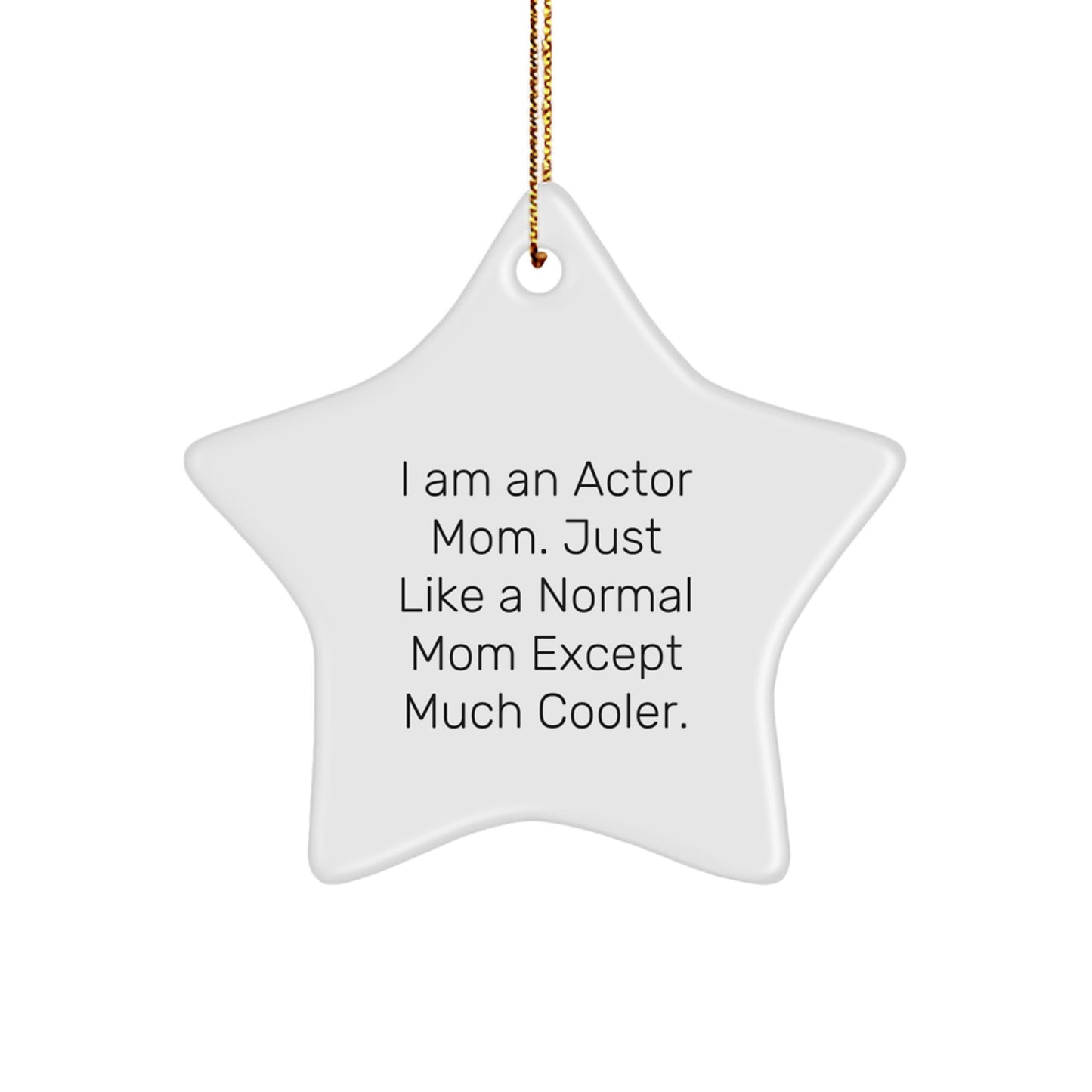 Actor Keepsake Christmas Ornament for Him Gift - Image 1
