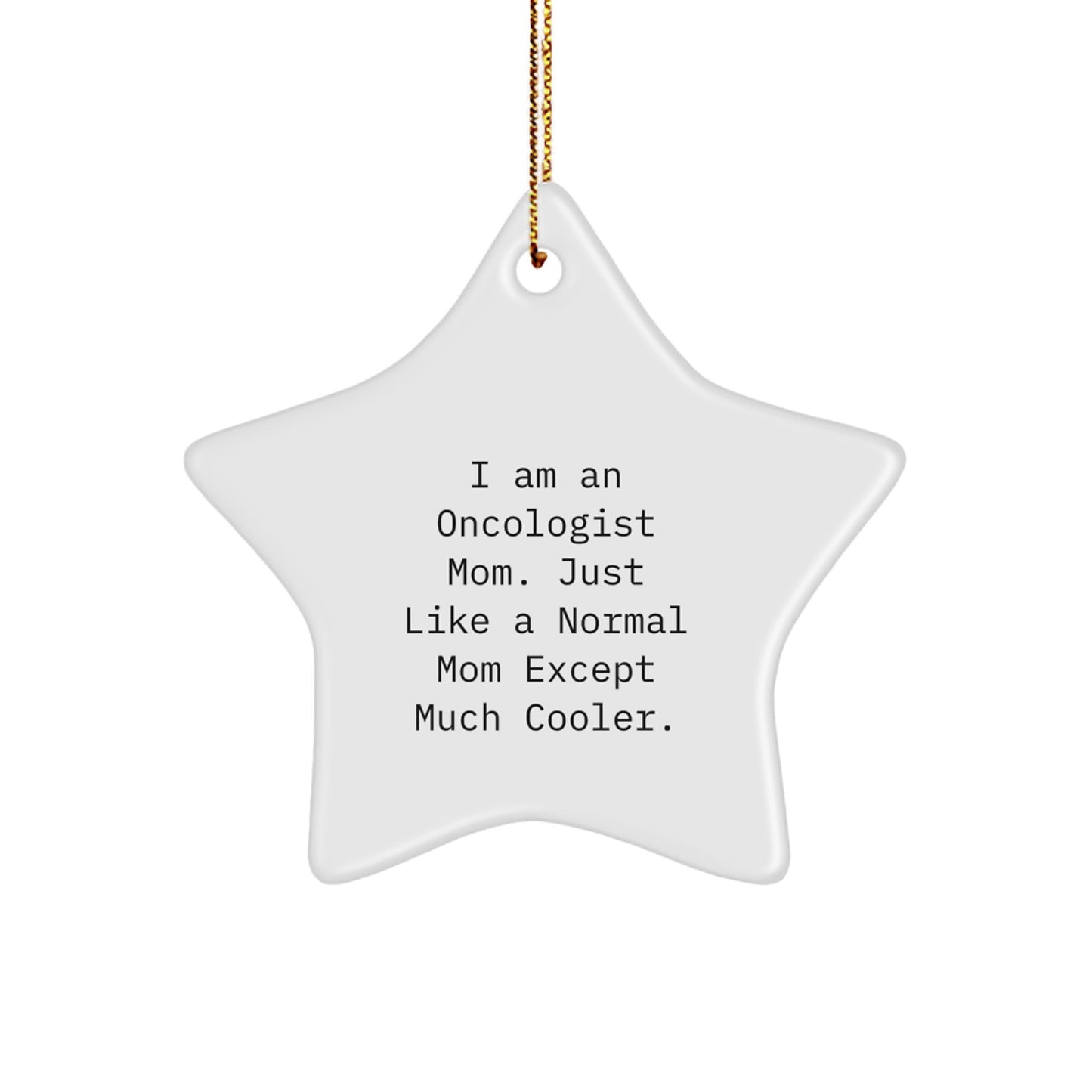 Oncologist Star Ornament Keepsake for Him Christmas Gift - Image 1