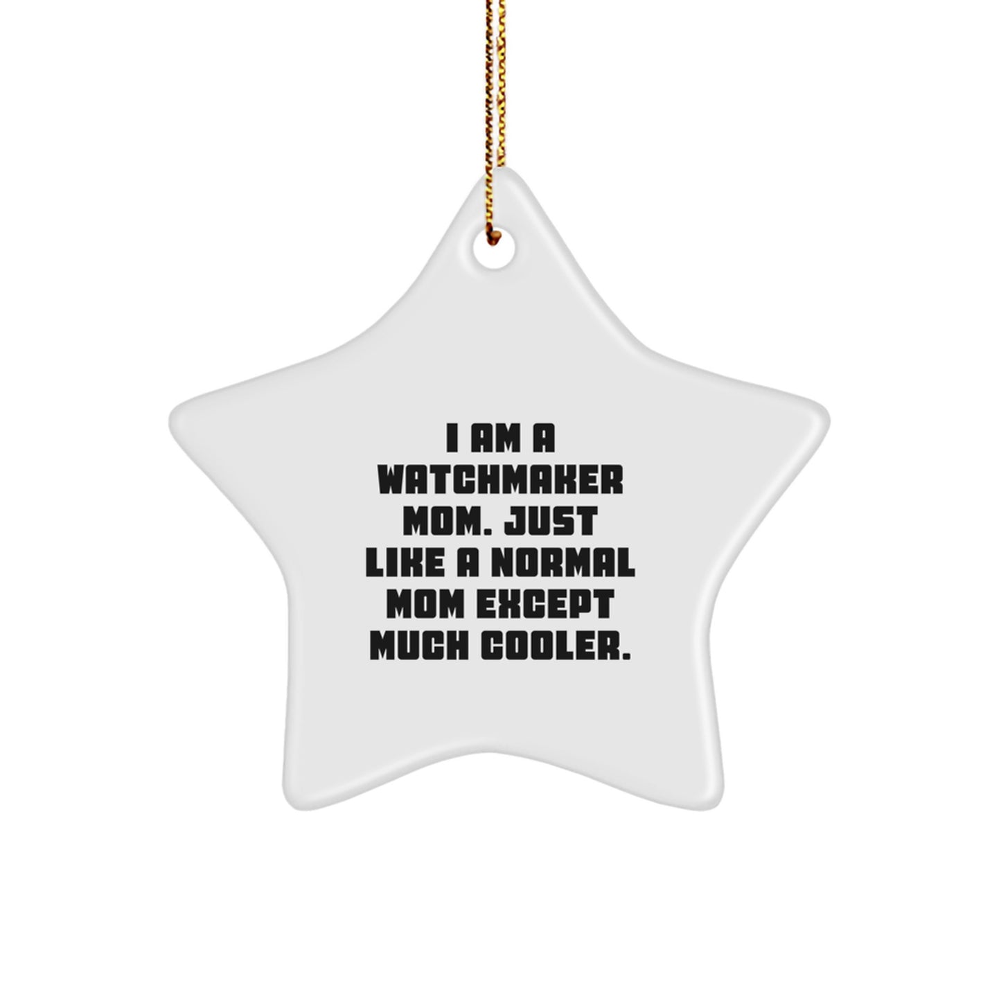 Watchmaker Mom Keepsake Christmas Ornament for Him Bright Gift - Image 1