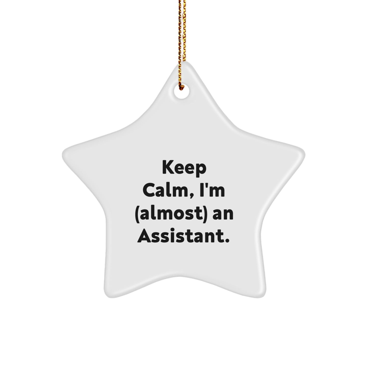 Assistant Favorite Star Christmas Ornament Gift for Kids - Image 1