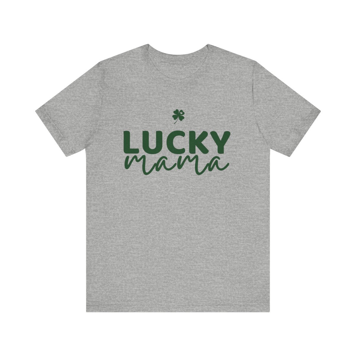 Lucky Mama Shirt – Cute St Patrick’s Day Tee for Moms, Clover T-Shirt, Trendy Mama Shirt, Gift for Mom