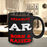 Arkansas Born and Raised Gift Mug - The VIP Emporium