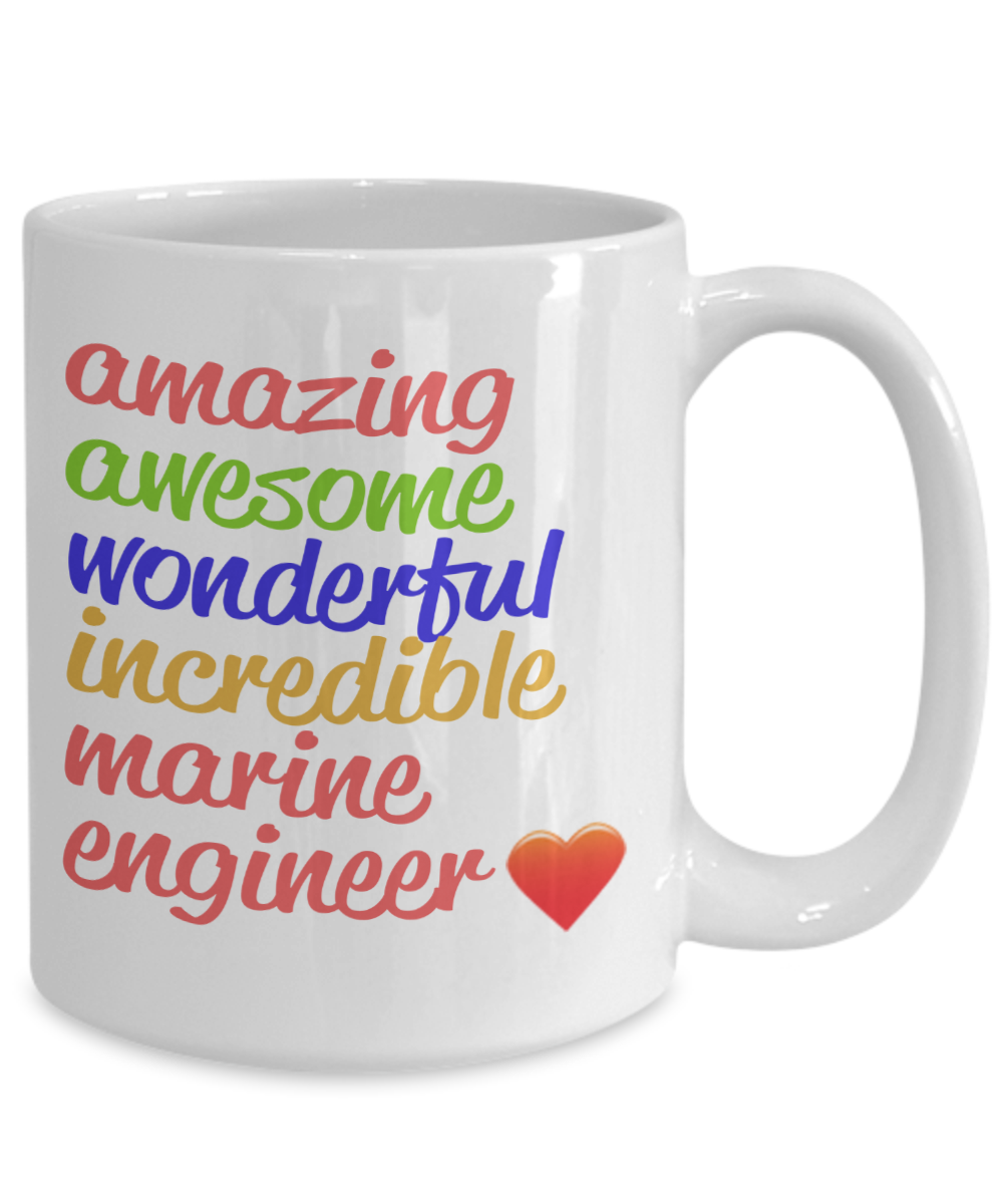 Amazing Awesome Marine Engineer Gift Mug - The VIP Emporium