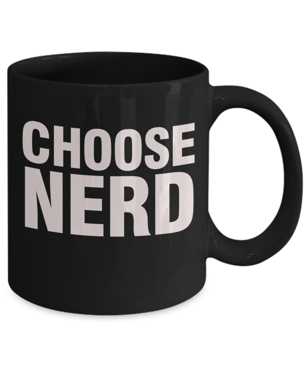Choose Nerd - Retro 80s inspired mug - The VIP Emporium