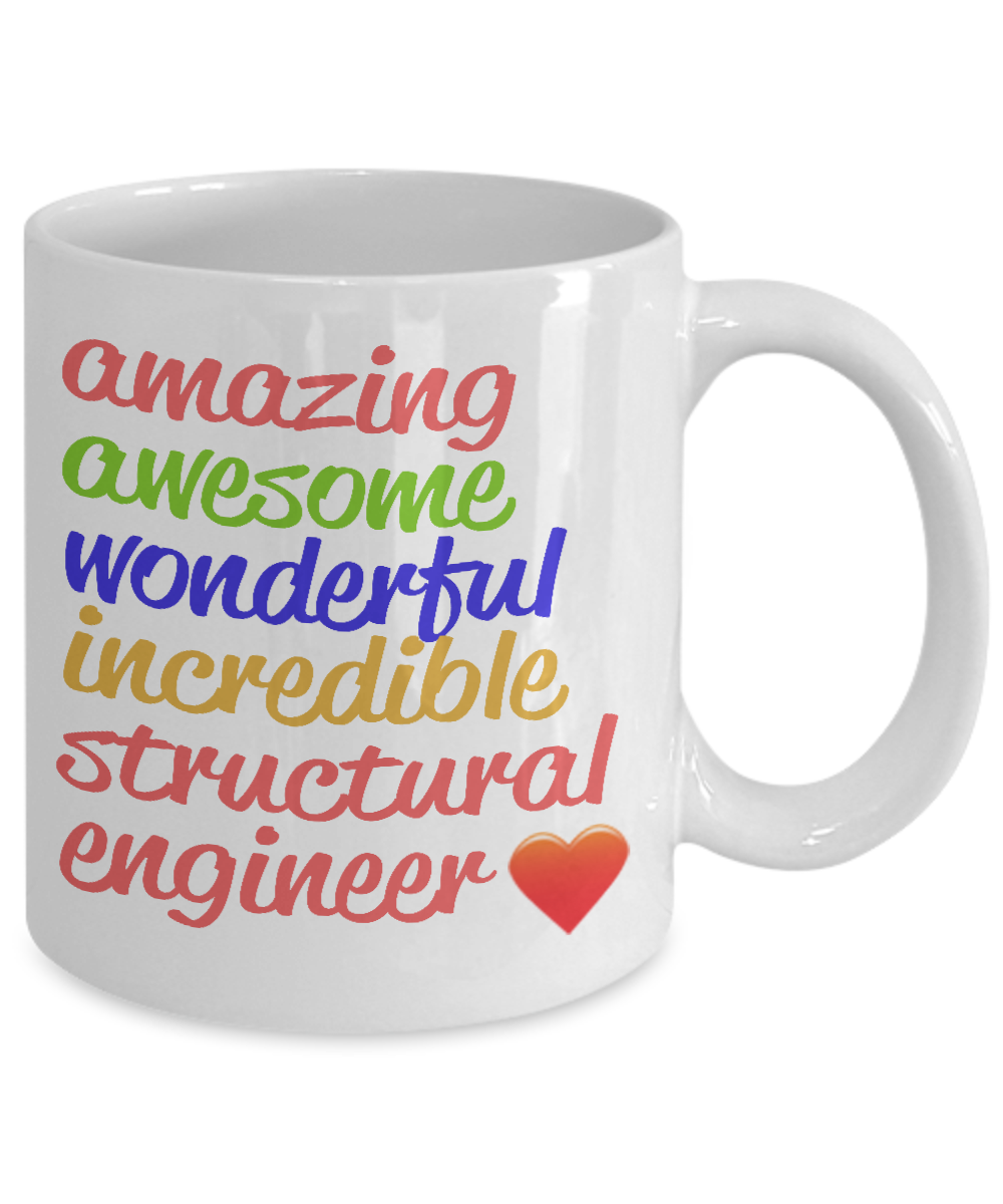Amazing Awesome Structural Engineer Gift Mug - The VIP Emporium