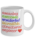 Amazing Awesome Structural Engineer Gift Mug - The VIP Emporium