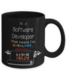 Crazy Software Developer mug - The VIP Emporium