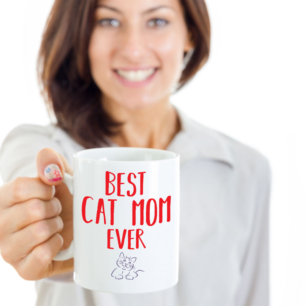 Best Cat Mom Ever Coffee Mug - The VIP Emporium