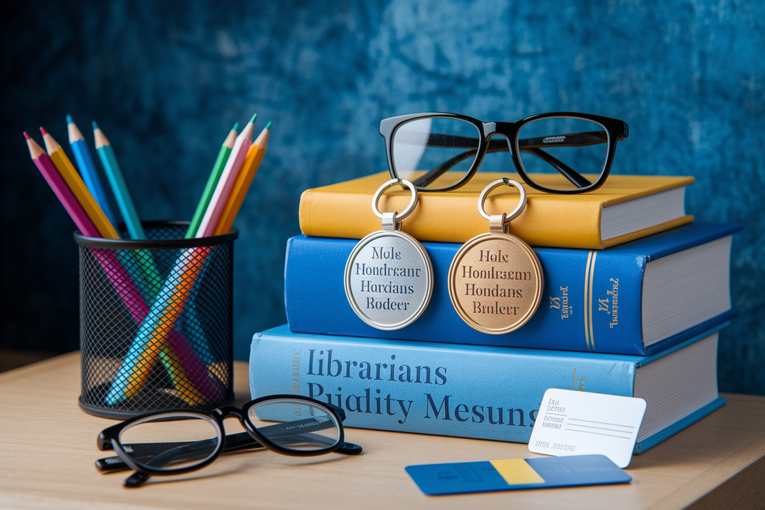 Cover image for 3 Thoughtful Librarian Keychain Gifts