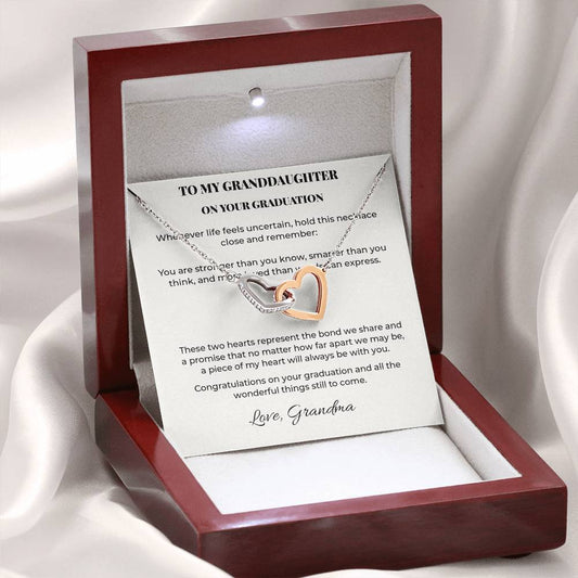 When You Need A Reminder Graduation Necklace for Granddaughter | Gift From Grandma