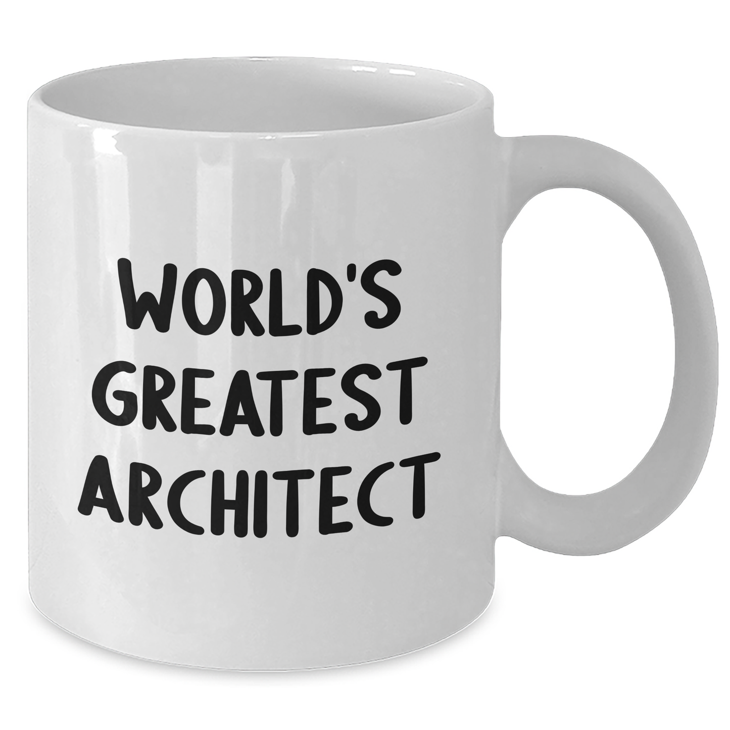 World's Greatest Architect Funny Quote White Coffee Mug Gifts from Friends for Architects Graduation Unique - Additional