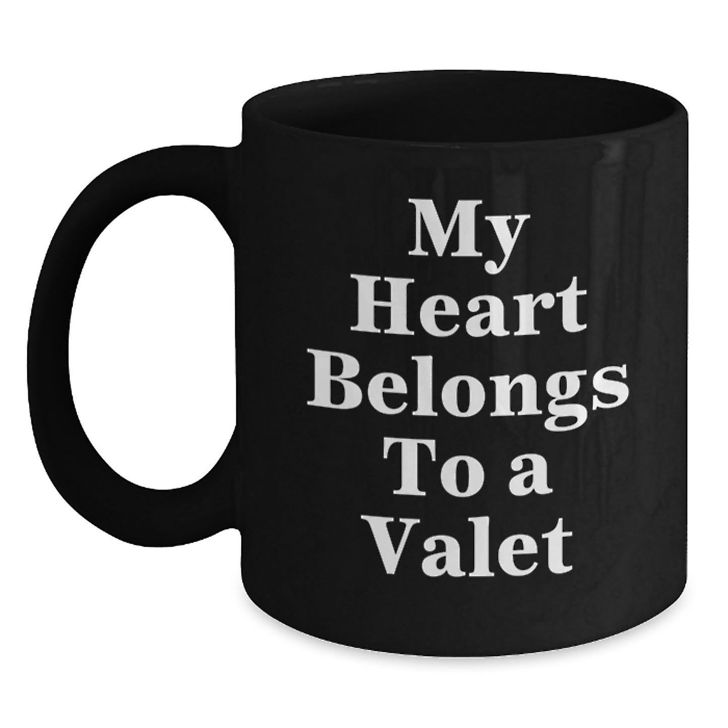 Funny Quotes Gifts for Valet Men, Black Coffee Mug, Birthday Unique Gifts from Family - Main