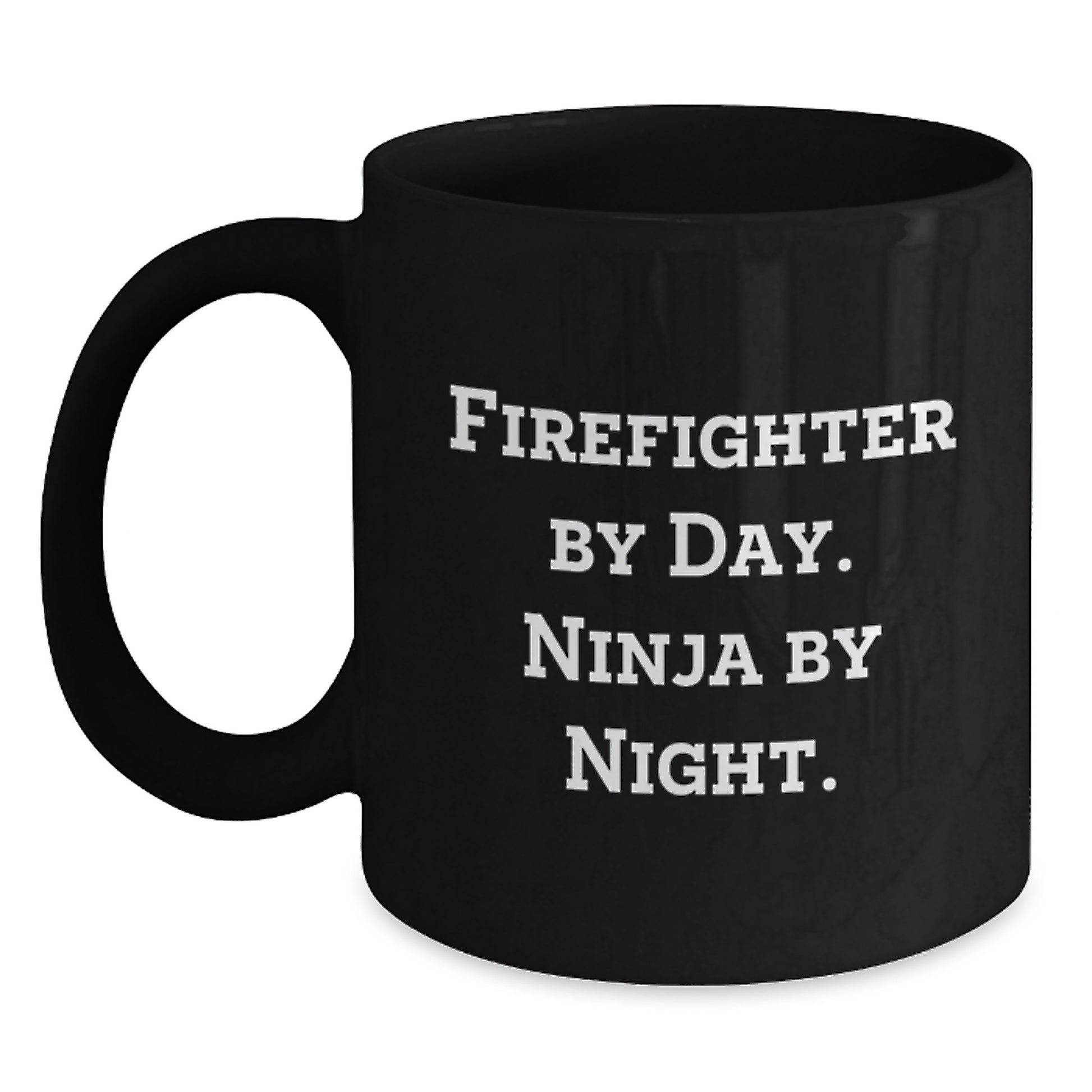 Funny Firefighter Gifts for Men - Firefighter By Day Ninja By Night Christmas Unique Gifts from Family - Main