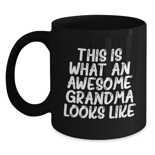 Funny Grandma Quotes Black Coffee Mugs Gifts for Grandma from Family - Main