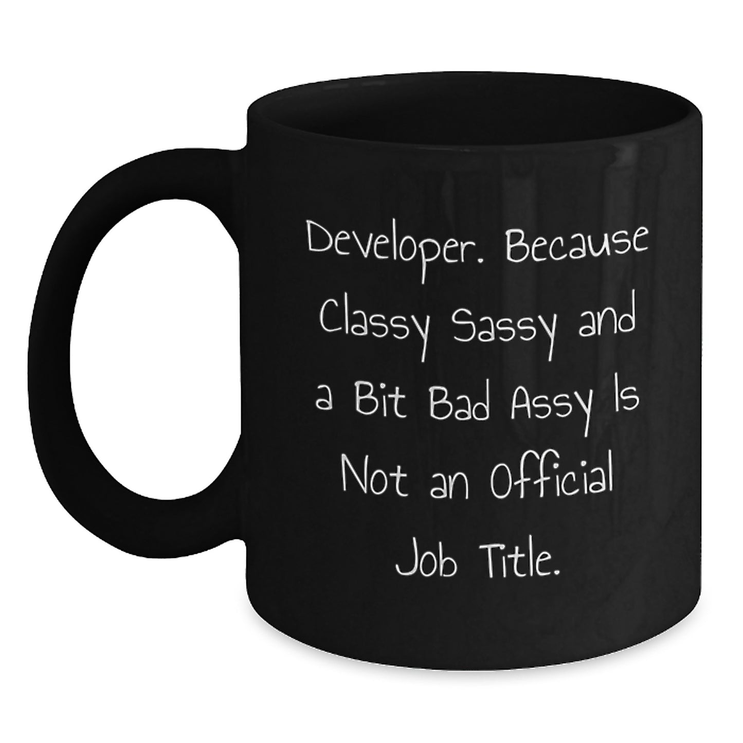 Funny Developer Gifts from Friends, Unique Black Coffee Mugs for Men, Developer Christmas Unique Gifts - Main