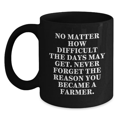 Farmers Love Coffee, Inspirational Gifts for Him from Friends, Farmer Birthday Unique Mugs 11oz or 15oz - Main