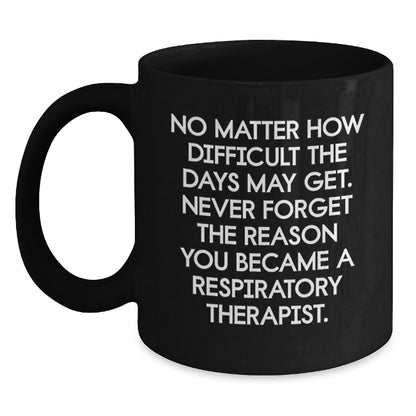 Inspirational Christmas Unique Gifts for Respiratory Therapist, Funny Quote Coffee Mug, Gifts from Family, Friends, or Coworkers - Main