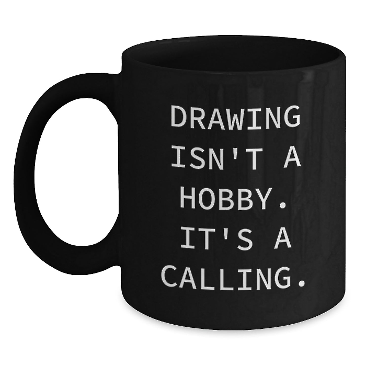 Funny Drawing Gifts for Mom, Mom's Day Unique Inspirational Mugs, Black Coffee Mugs from Drawing Lovers - Main