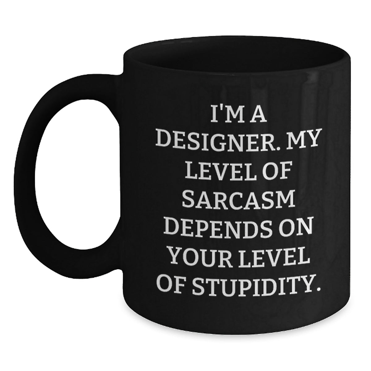 Funny Designer Birthday Unique Gifts from Friends for Men and Women Black Coffee Mug - Main