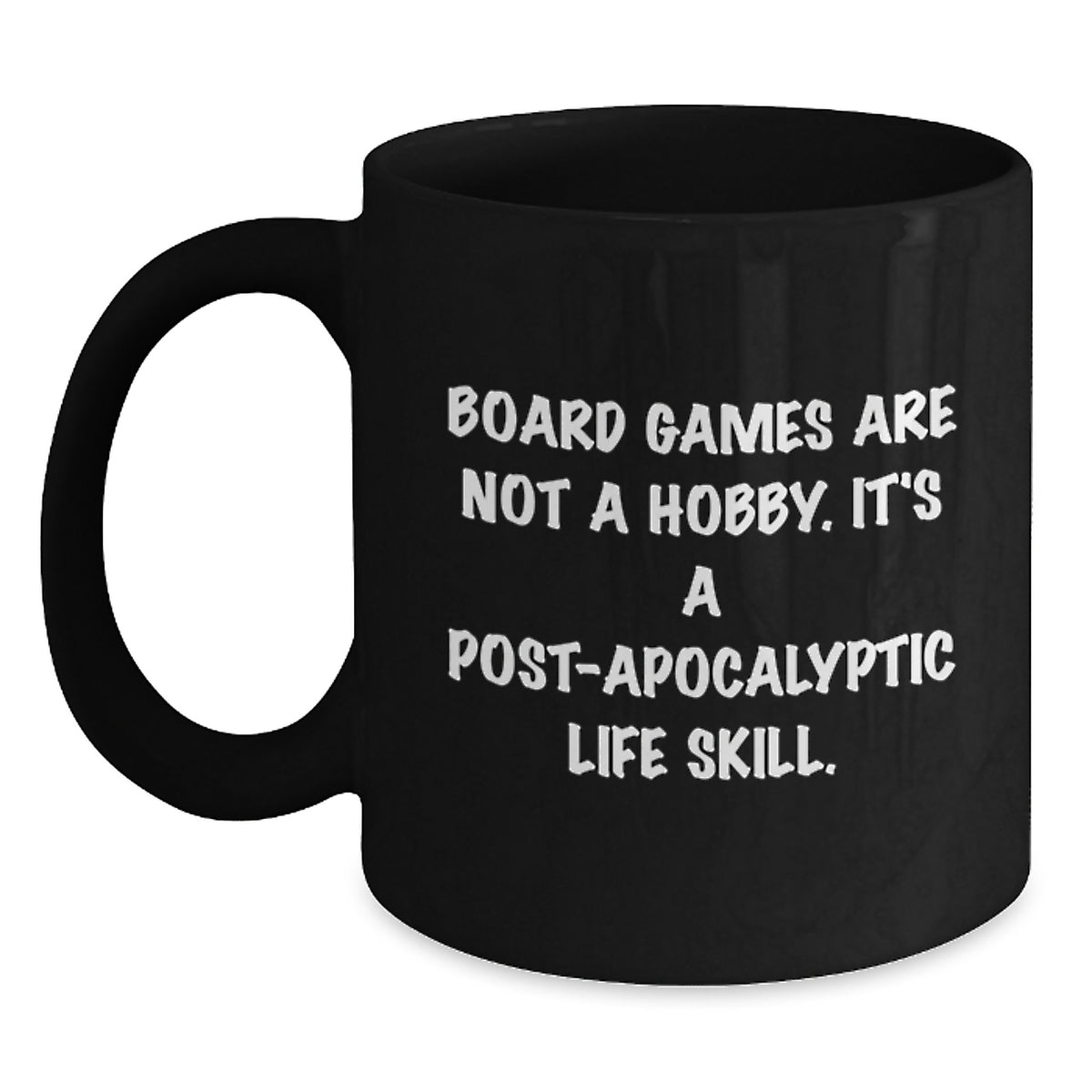 Funny Board Games Lover Gift from Men - Black Coffee Mug Graduation Unique - Main