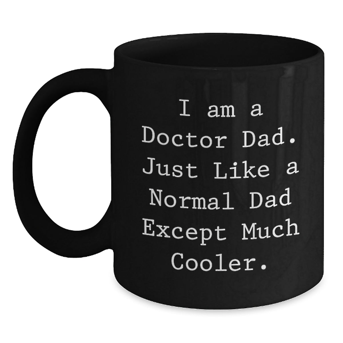 Doctor Keepsake Black Coffee Mug for Him Birthday Gift – I Am A Doctor - Main
