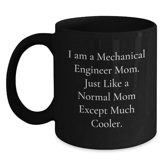 Mechanical Engineer Keepsake Black Coffee Mug 11oz for Him Birthday Gift - Main