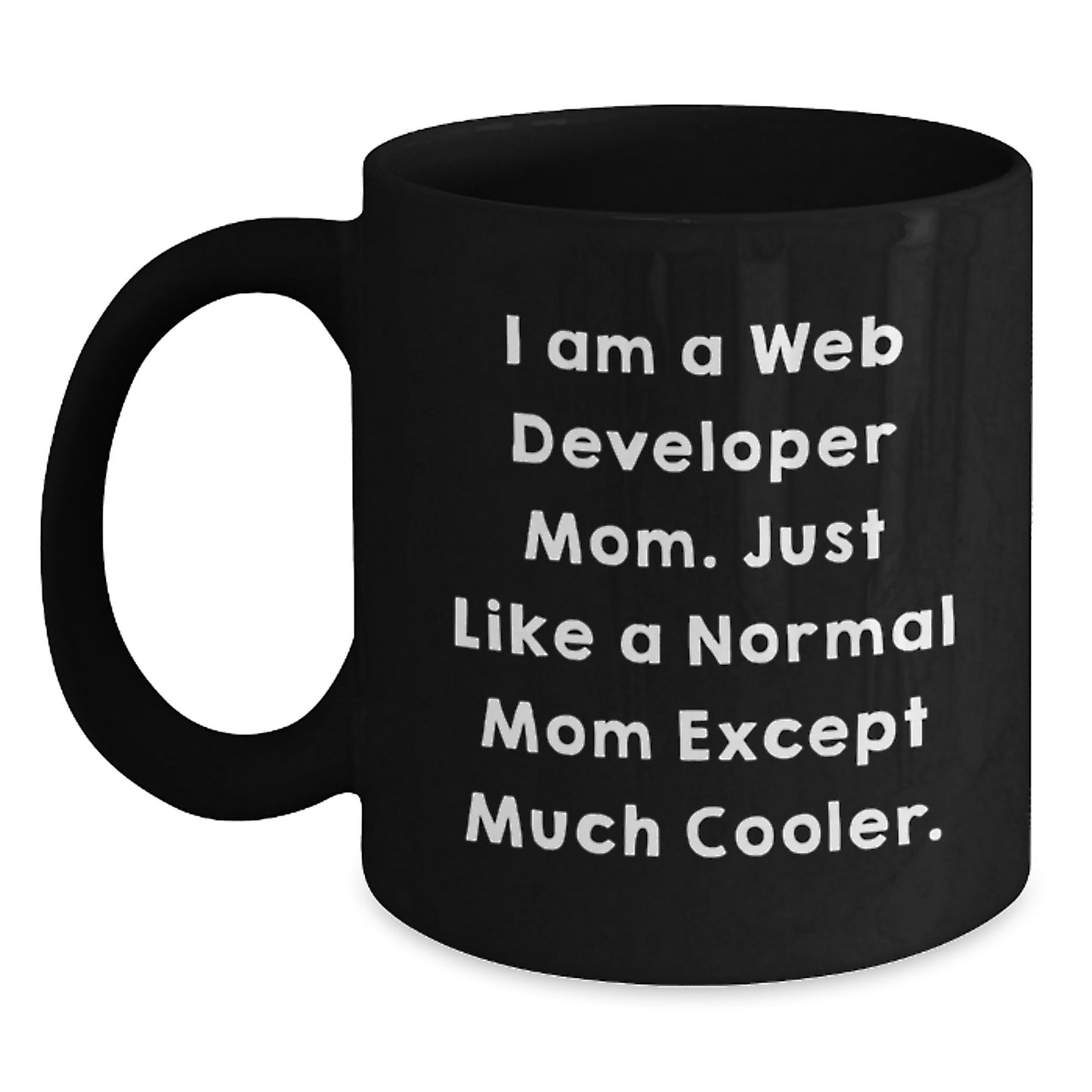 Web Developer Keepsake Mug for Him Black Ceramic 11oz Birthday Gift - Main