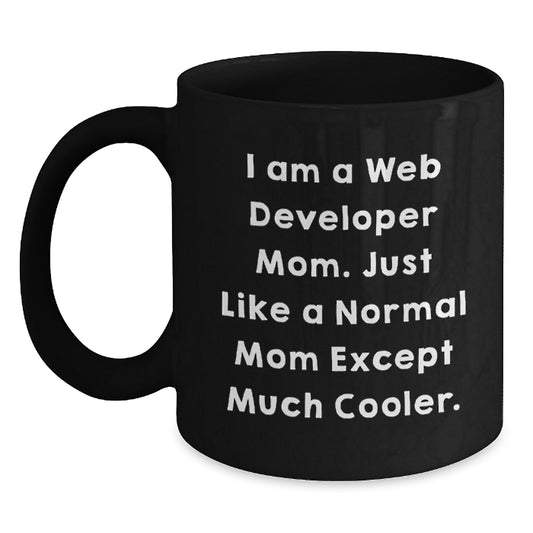 Web Developer Keepsake Mug for Him Black Ceramic 11oz Birthday Gift - Main