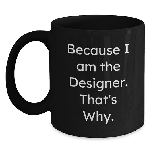 Designer Black Coffee Mug for a Best Friend Companion Birthday Gift - Main