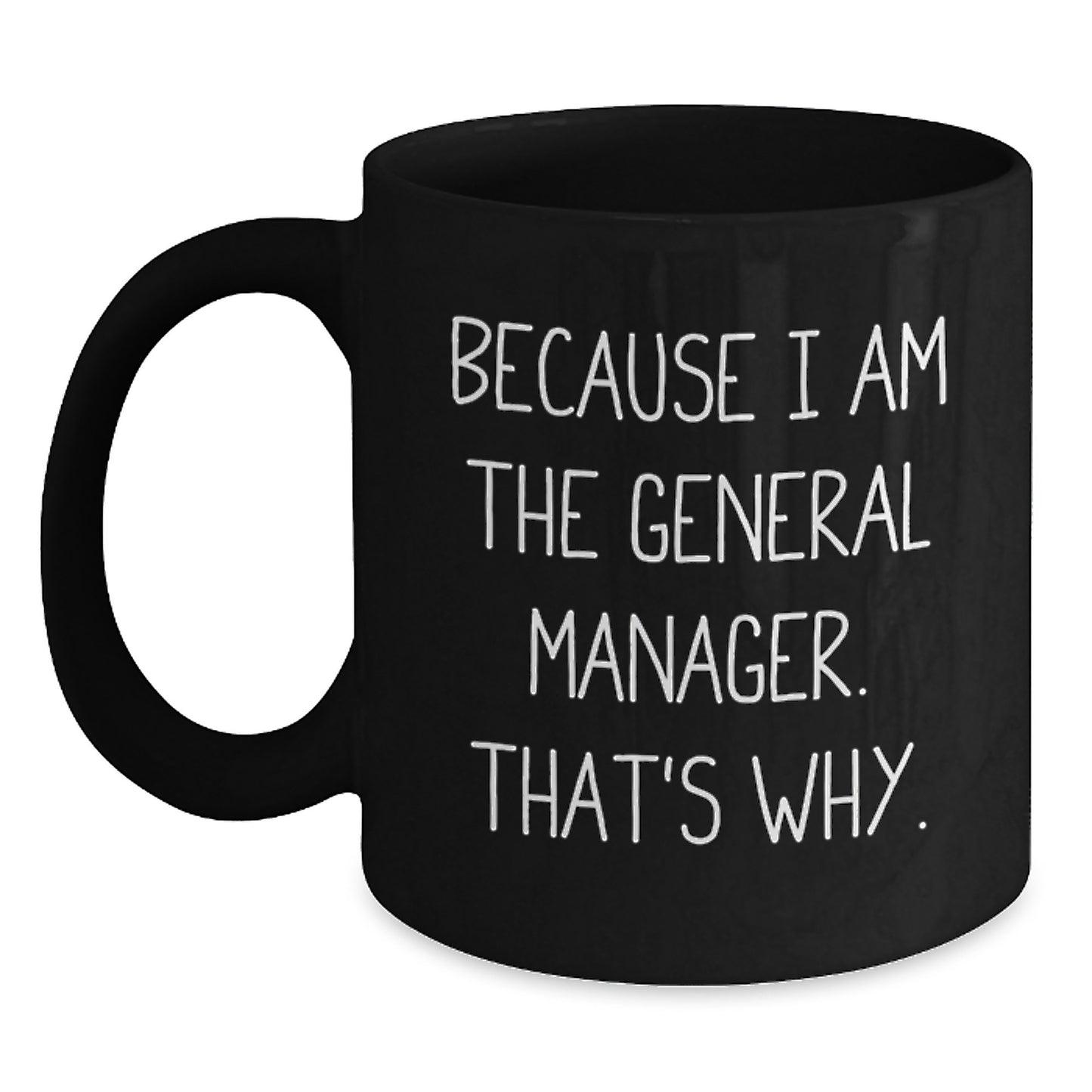 General Manager Gift for Him - A Bold Keepsake Mug with a Confident - Main