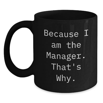 Manager Keepsake Mug for Him – Christmas Gift, 11oz Premium Ceramic - Main