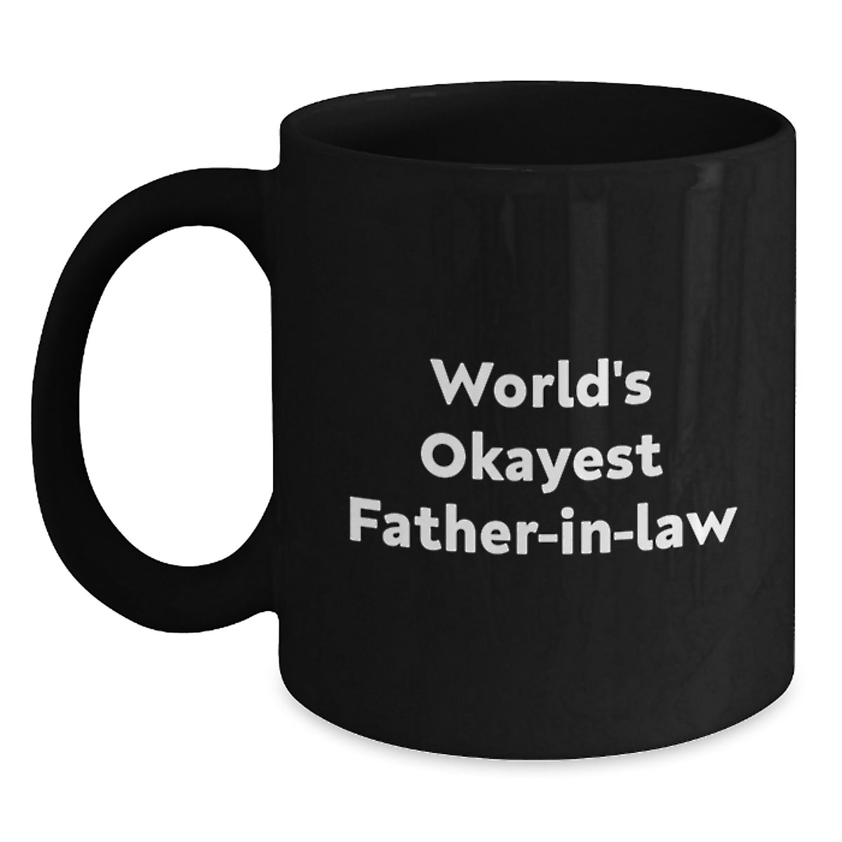 Father-in-Law Keepsake Gift World's Okayest Father-in-Law Coffee Mug - Main