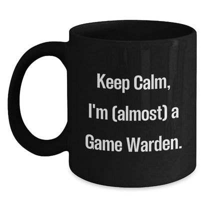 Game Warden Gift For Him - Keep Calm Keepsake Coffee Mug - Main