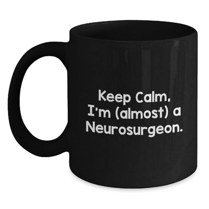 Neurosurgeon Gift for Him - Keep Calm Keepsake Coffee Mug - Main