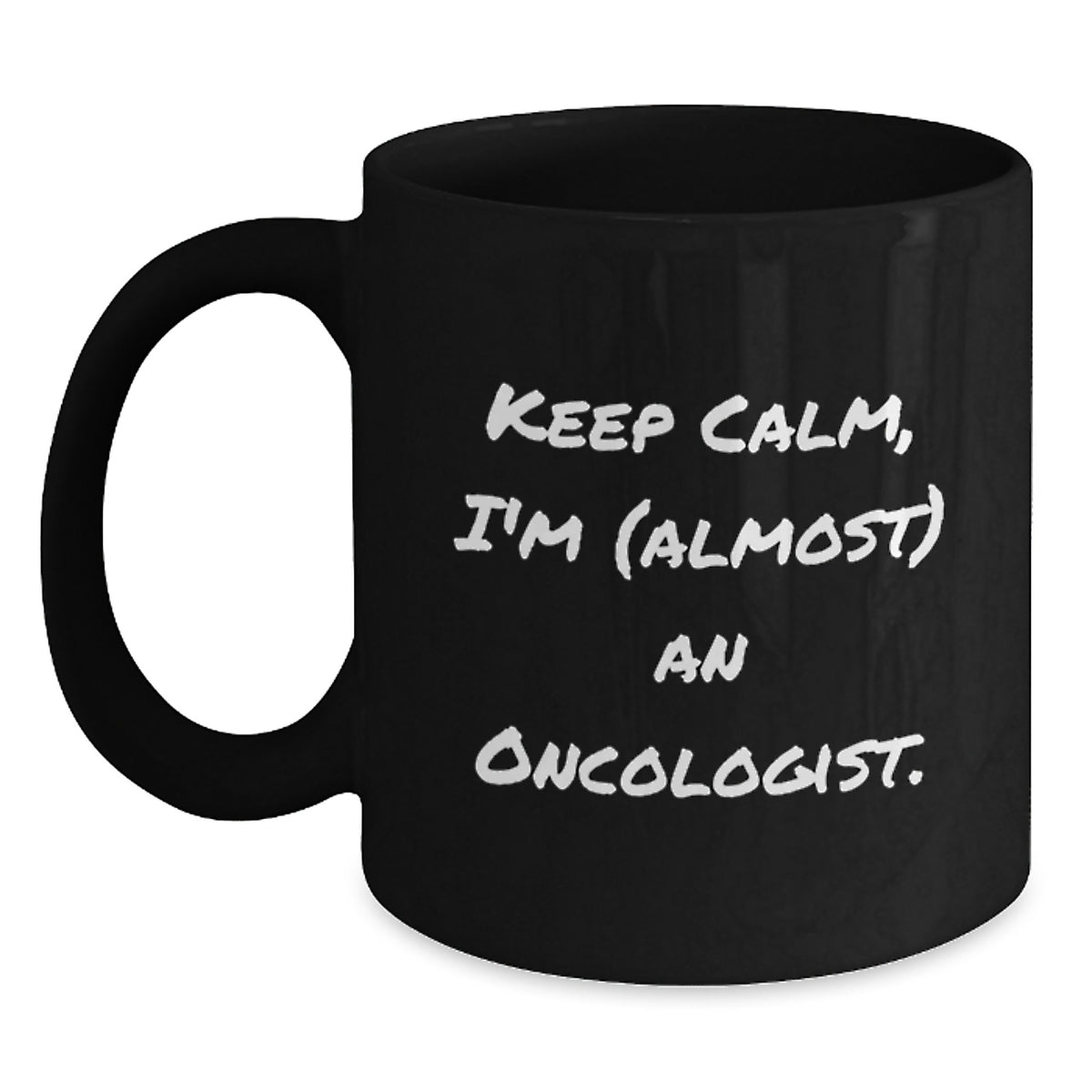 Oncologist Keepsake Gift for Him - Keep Calm, I'm (Almost) An Oncologist - Main