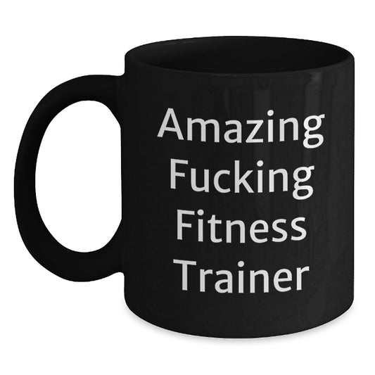Christmas Gift for Her - Amazing Fitness Trainer Present Mug - Main