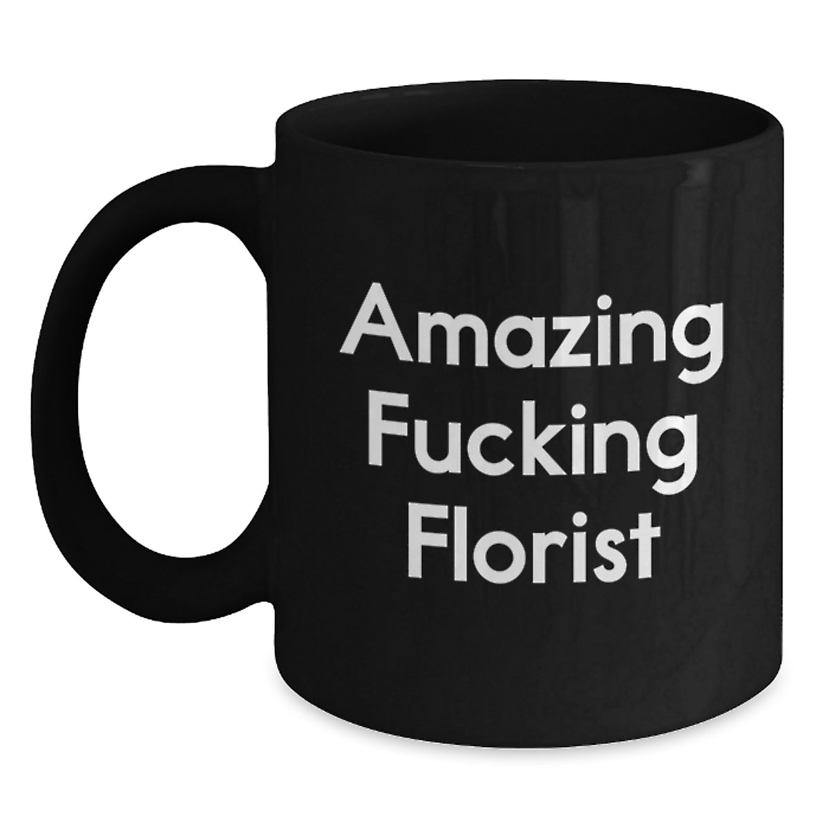 Florist Gift for Him - Amazing Fucking Florist Keepsake Coffee Mug - Main