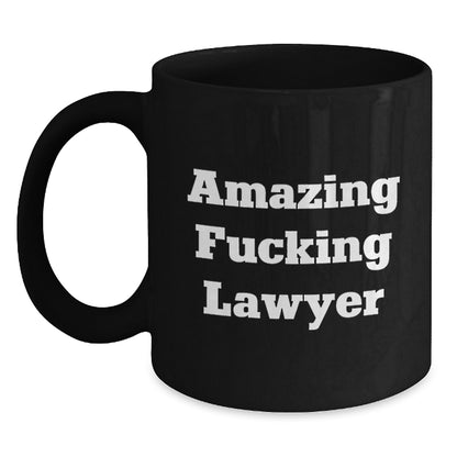 Witty Lawyer Gift - Amazing Fucking Lawyer Novelty Coffee Mug - Main