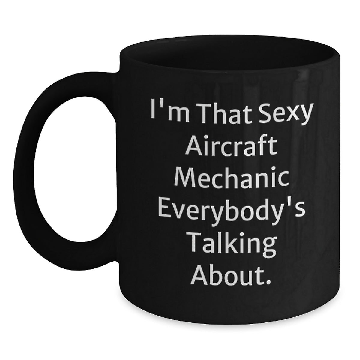Christmas Gift for Her Playful Aircraft Mechanic Coffee Mug - Main